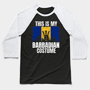 This Is My Barbadian Costume for Men Women Vintage Barbadian Baseball T-Shirt